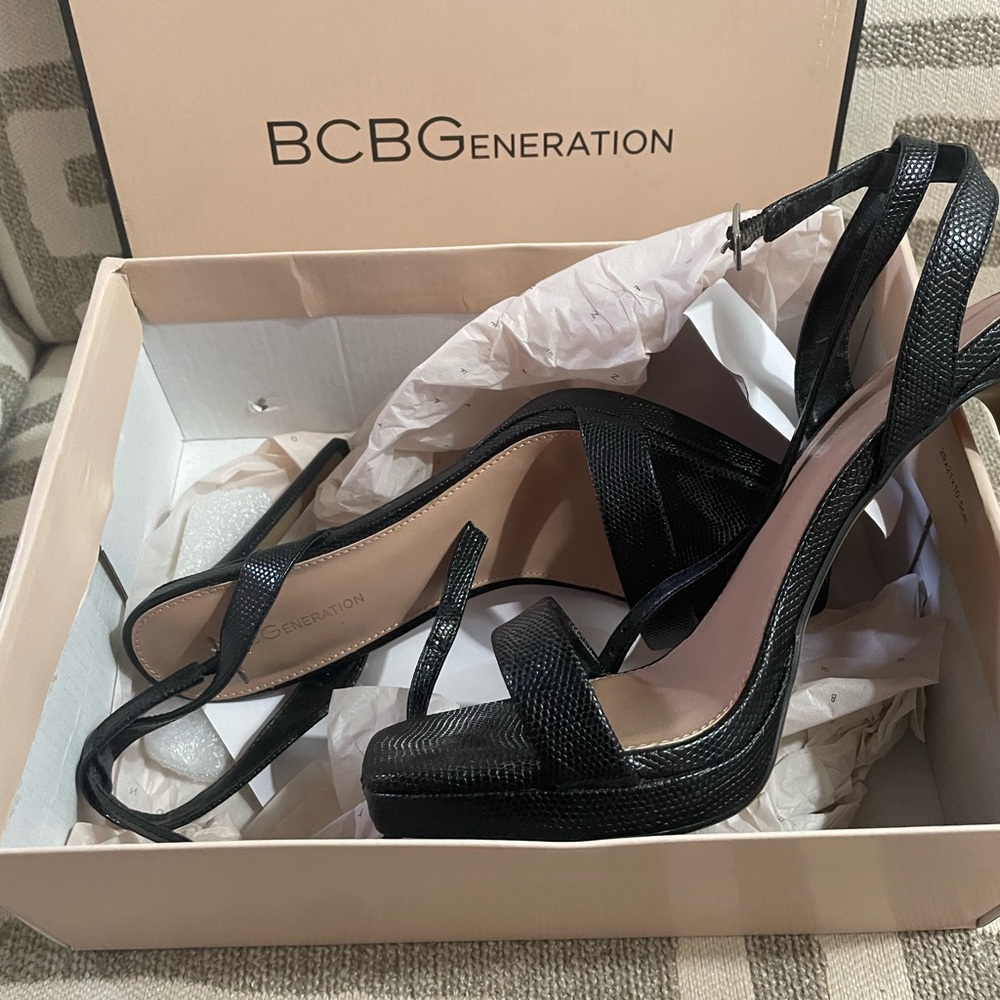 BCBGeneration Black Women's Heels